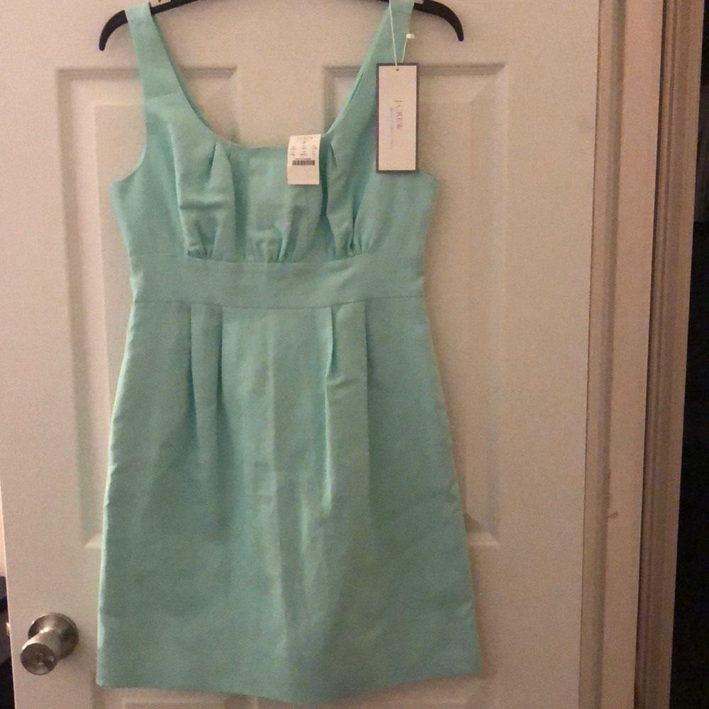 NWT J-Crew mint green dress size 6P